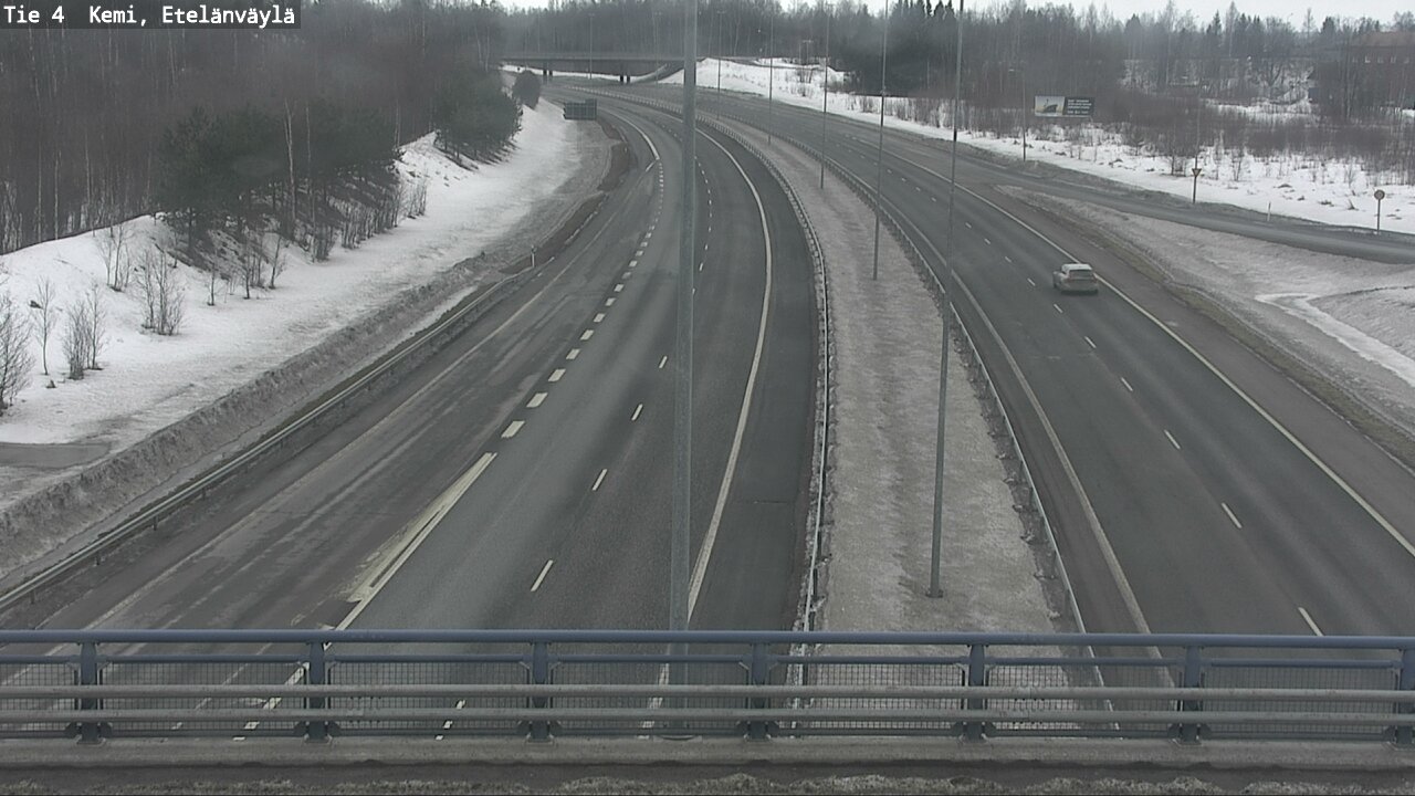 Weather Camera Image Road 4 Kemi, Etelänväylä, Kemi, Lappi