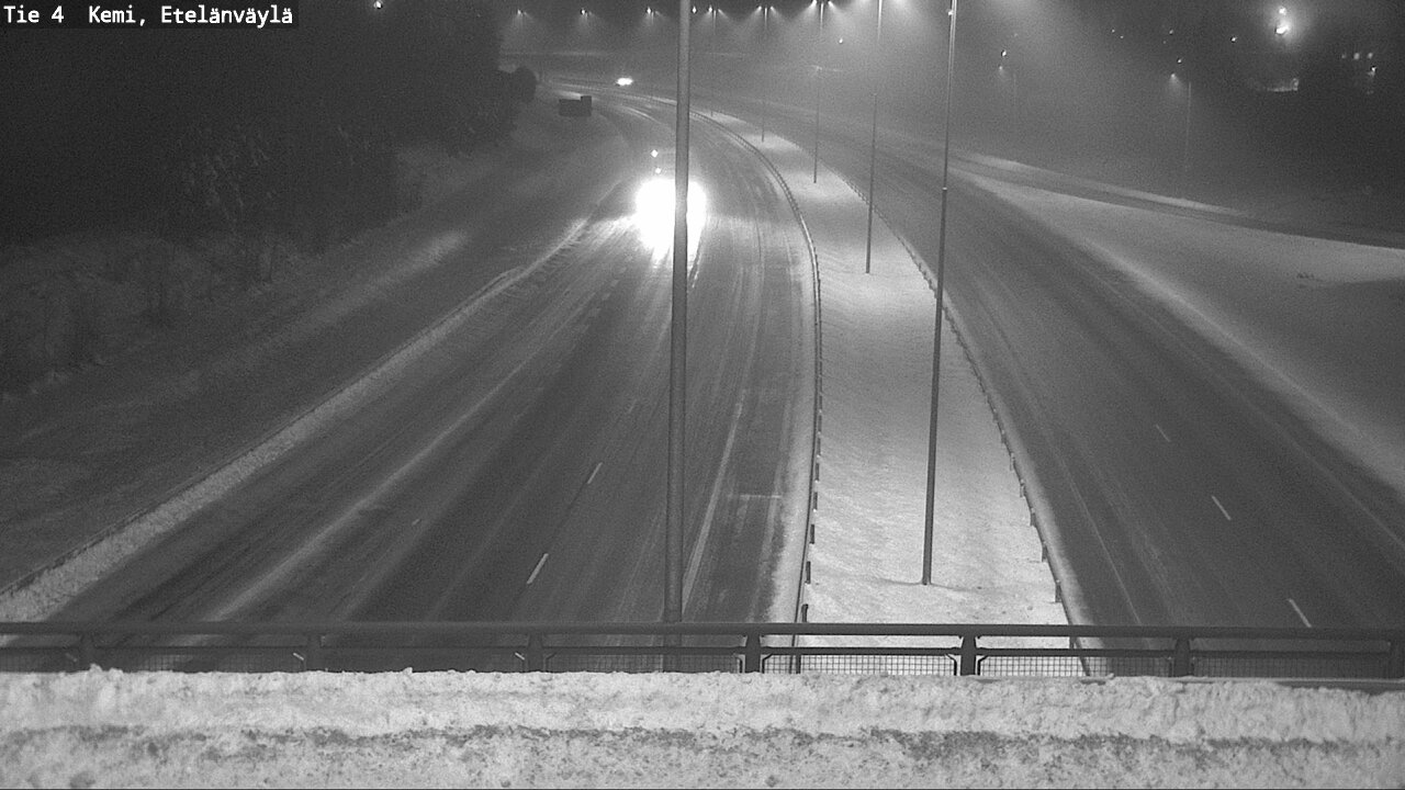 Weather Camera Image Road 4 Kemi, Etelänväylä, Kemi, Lappi