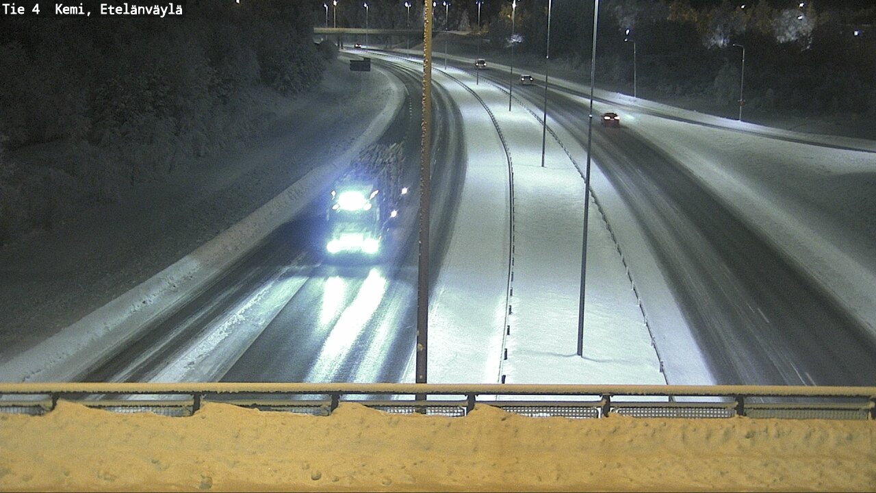 Kelikamerat Kuva Tie 4 Kemi, Etelänväylä, Kemi, Lappi