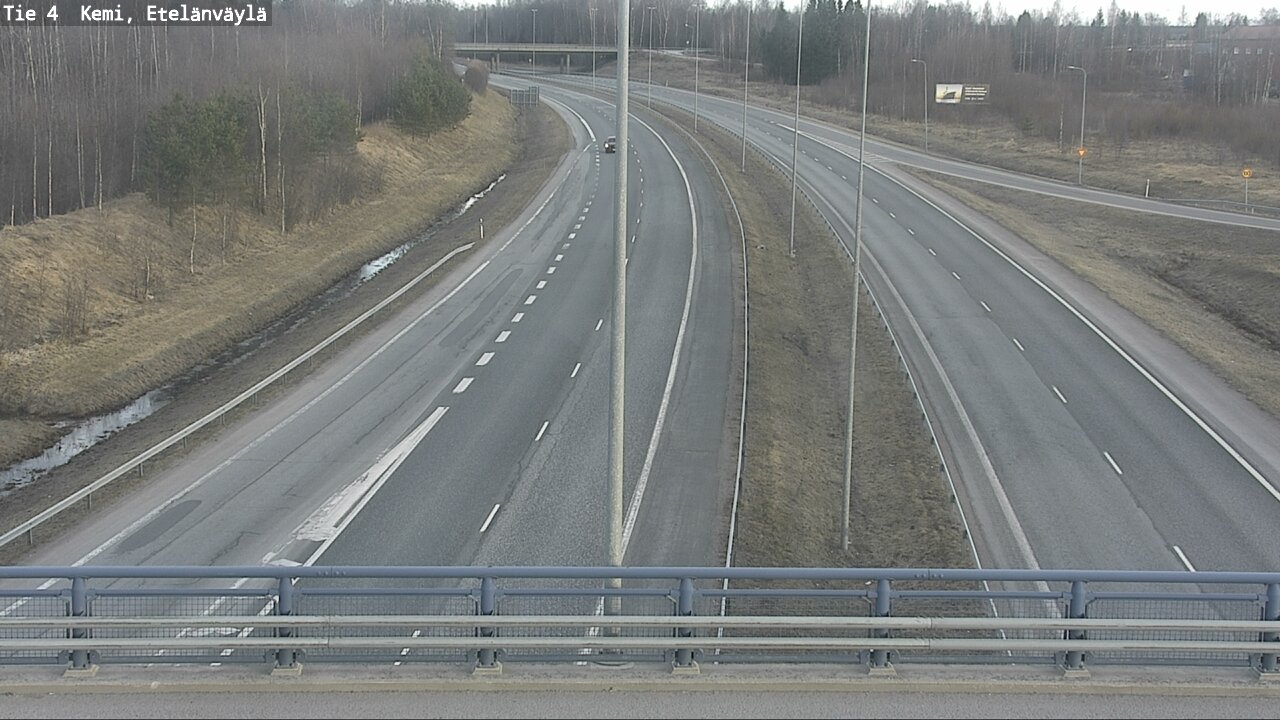 Weather Camera Image Väg 4 Kemi, Etelänväylä, Kemi, Lappi