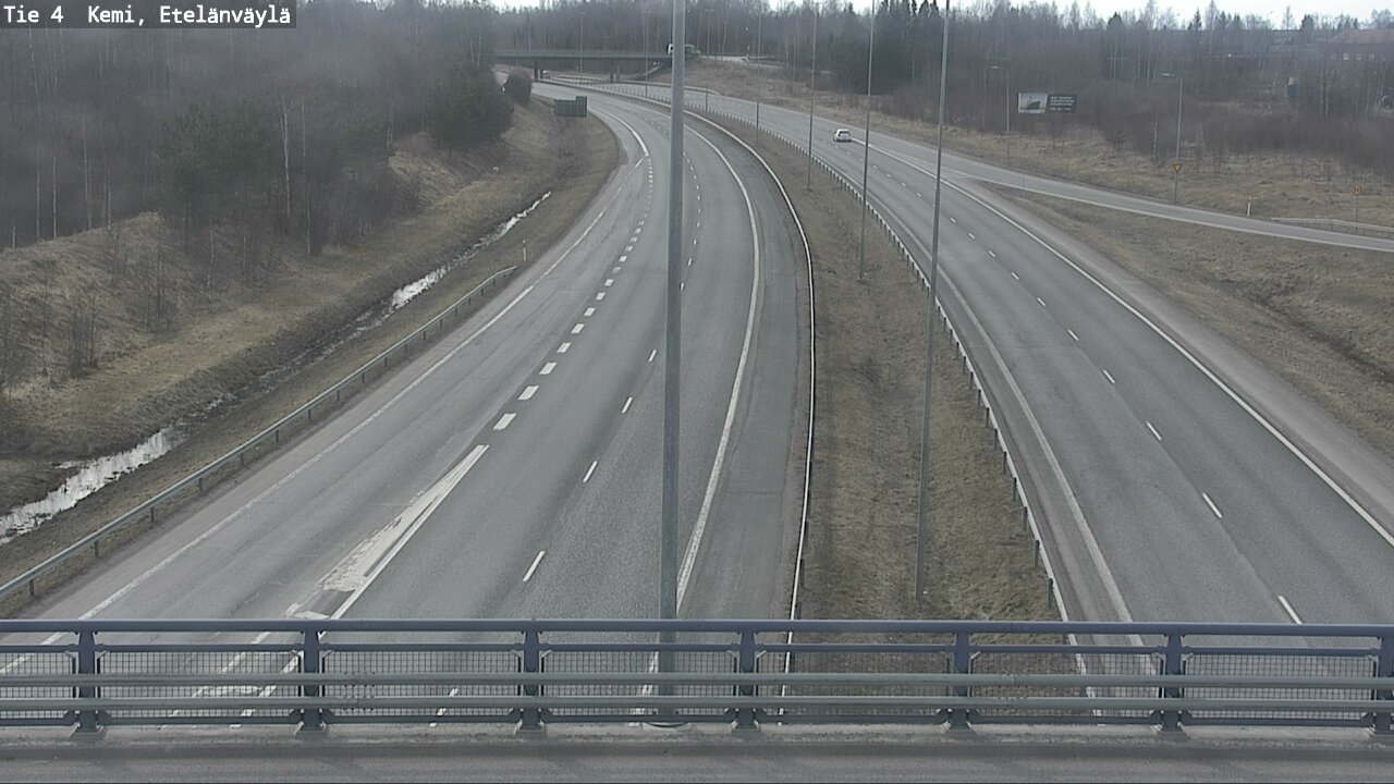Weather Camera Image Väg 4 Kemi, Etelänväylä, Kemi, Lappi