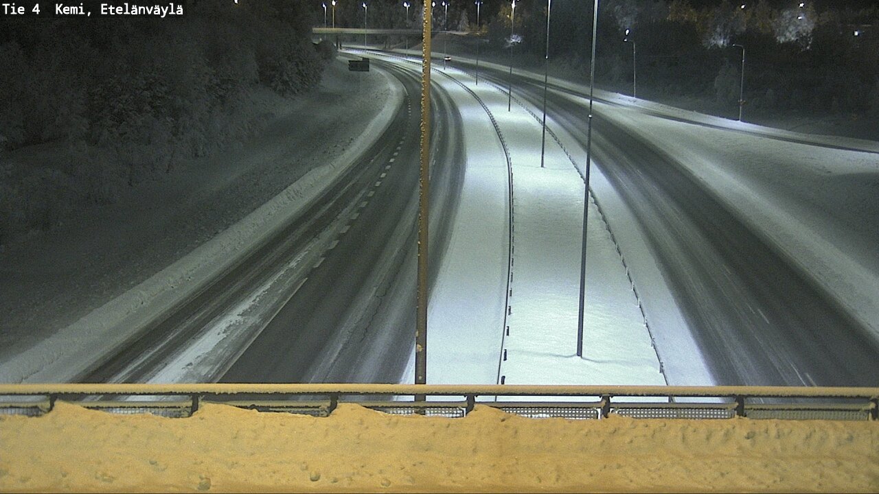 Kelikamerat Kuva Tie 4 Kemi, Etelänväylä, Kemi, Lappi