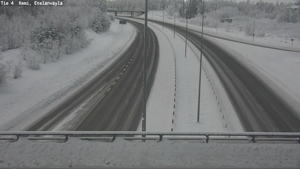 Kelikamerat Kuva Tie 4 Kemi, Etelänväylä, Kemi, Lappi