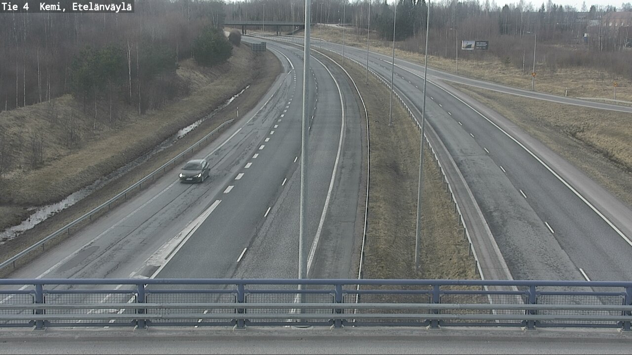 Weather Camera Image Väg 4 Kemi, Etelänväylä, Kemi, Lappi