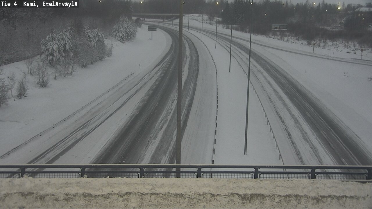 Kelikamerat Kuva Tie 4 Kemi, Etelänväylä, Kemi, Lappi