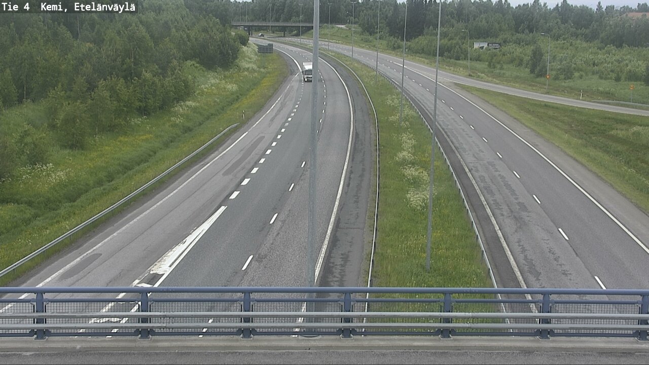Weather Camera Image Road 4 Kemi, Etelänväylä, Kemi, Lappi