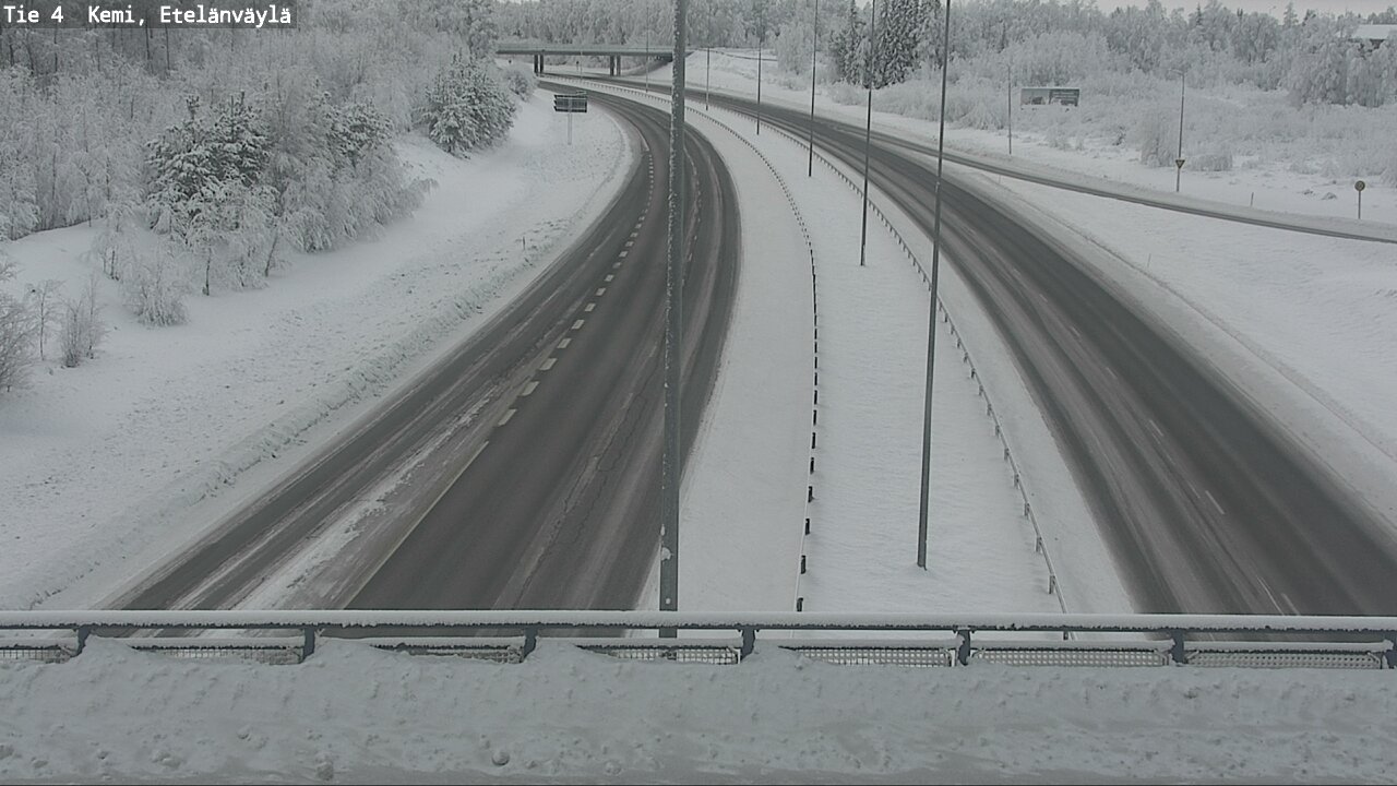 Weather Camera Image Road 4 Kemi, Etelänväylä, Kemi, Lappi