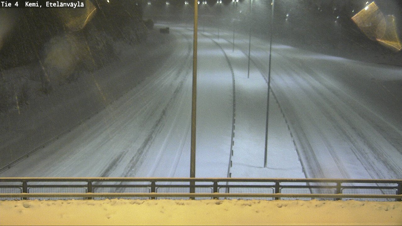 Kelikamerat Kuva Tie 4 Kemi, Etelänväylä, Kemi, Lappi