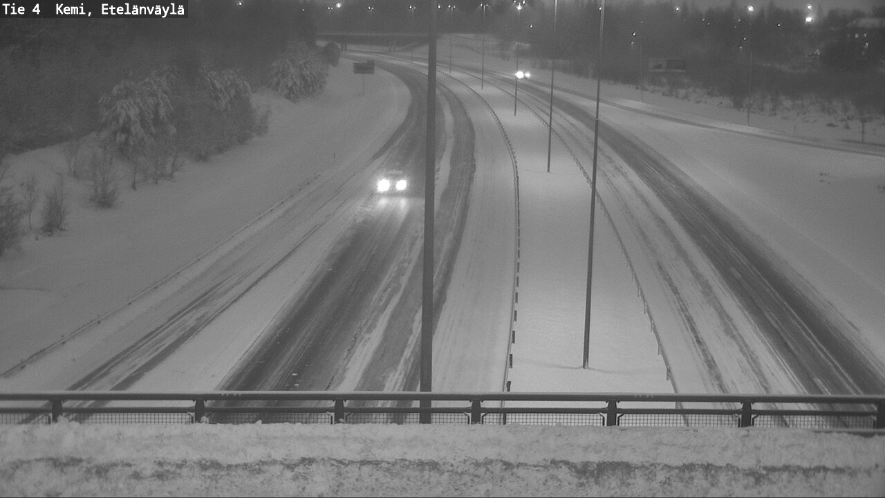 Kelikamerat Kuva Tie 4 Kemi, Etelänväylä, Kemi, Lappi