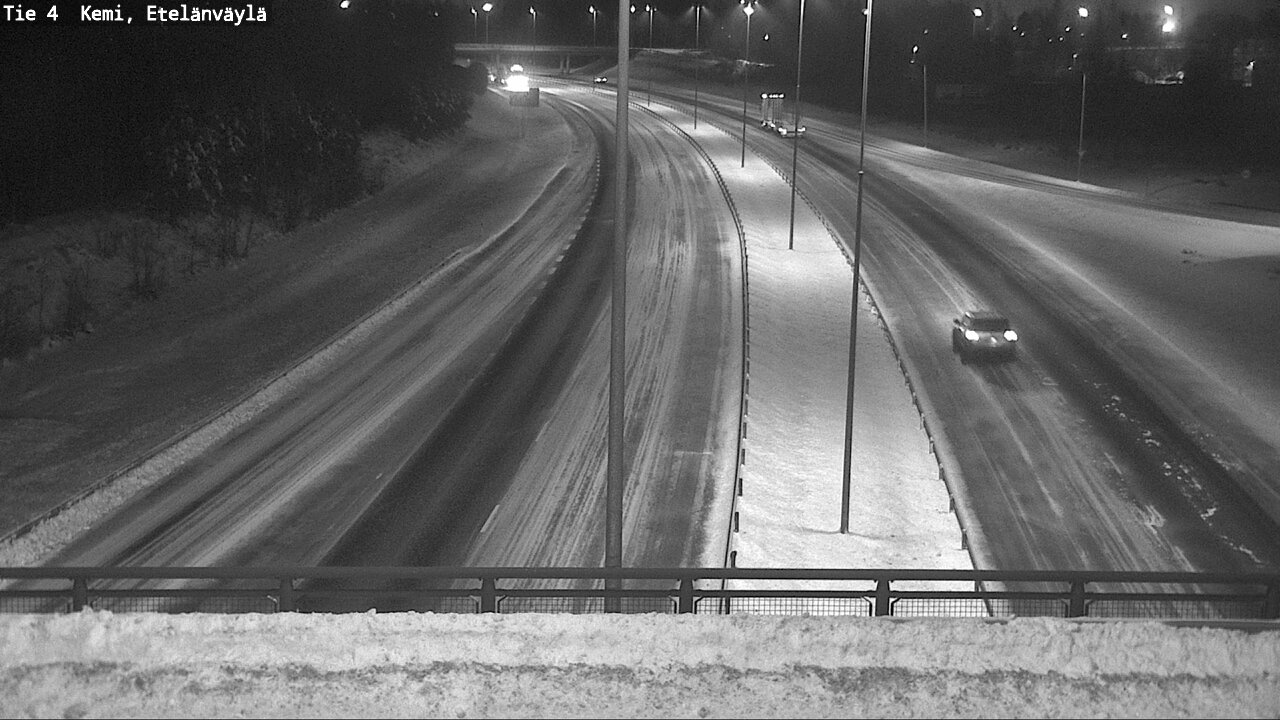 Weather Camera Image Road 4 Kemi, Etelänväylä, Kemi, Lappi