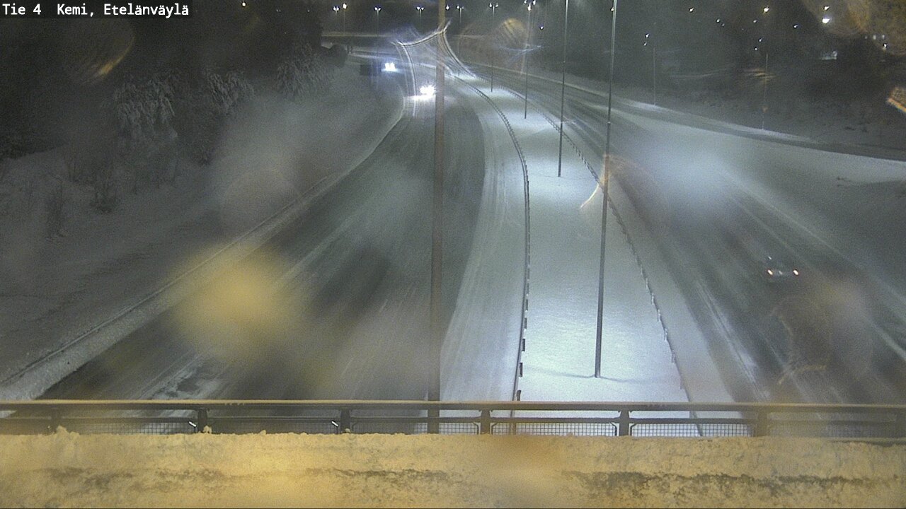 Weather Camera Image Road 4 Kemi, Etelänväylä, Kemi, Lappi