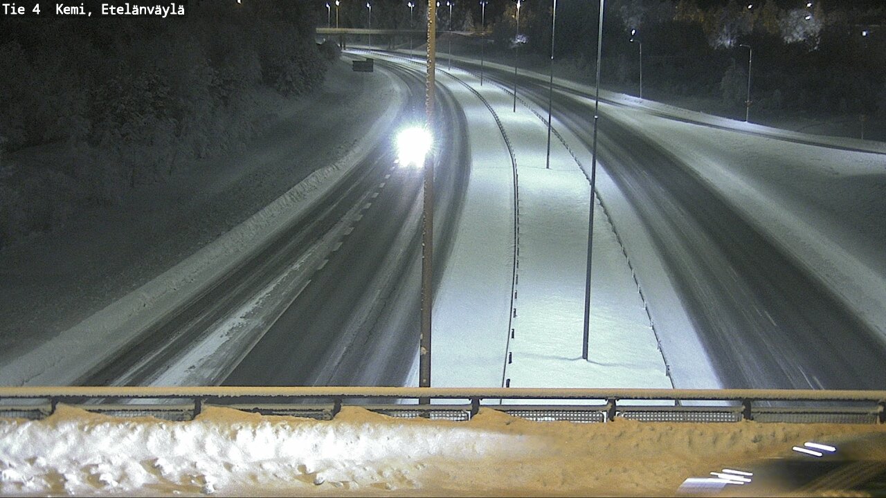 Kelikamerat Kuva Tie 4 Kemi, Etelänväylä, Kemi, Lappi