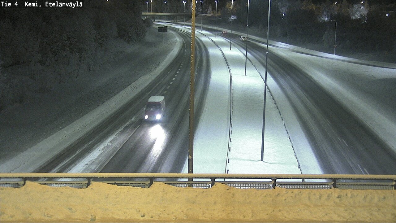 Kelikamerat Kuva Tie 4 Kemi, Etelänväylä, Kemi, Lappi