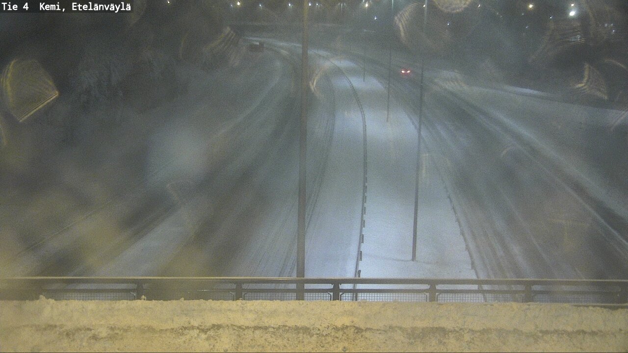 Weather Camera Image Road 4 Kemi, Etelänväylä, Kemi, Lappi