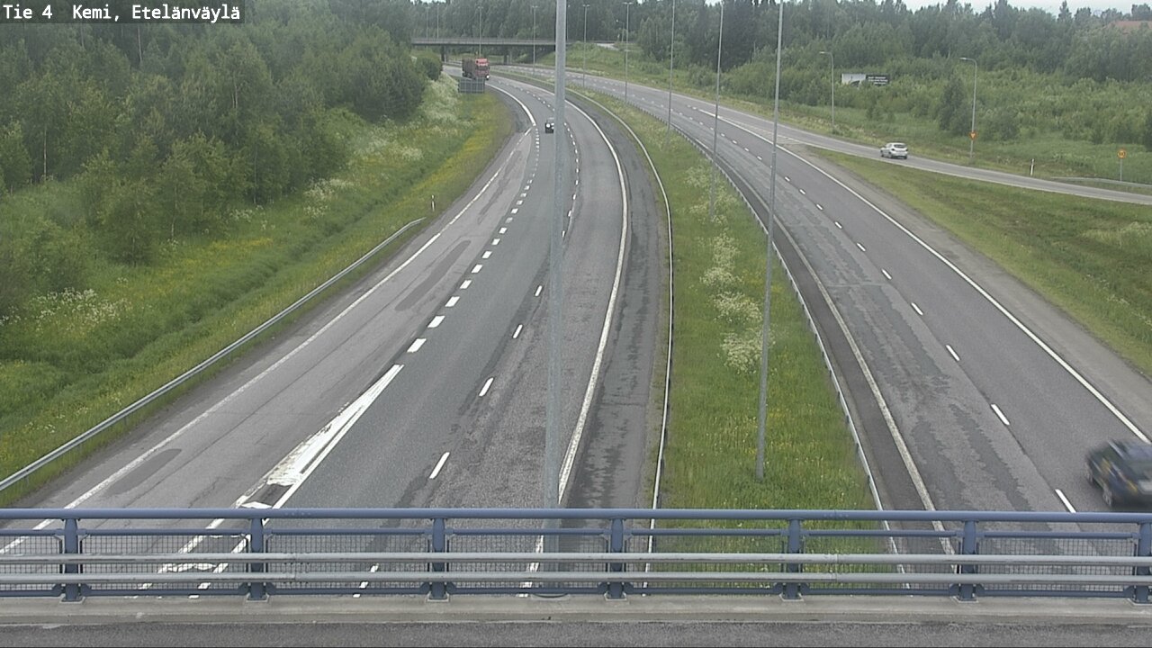 Weather Camera Image Road 4 Kemi, Etelänväylä, Kemi, Lappi