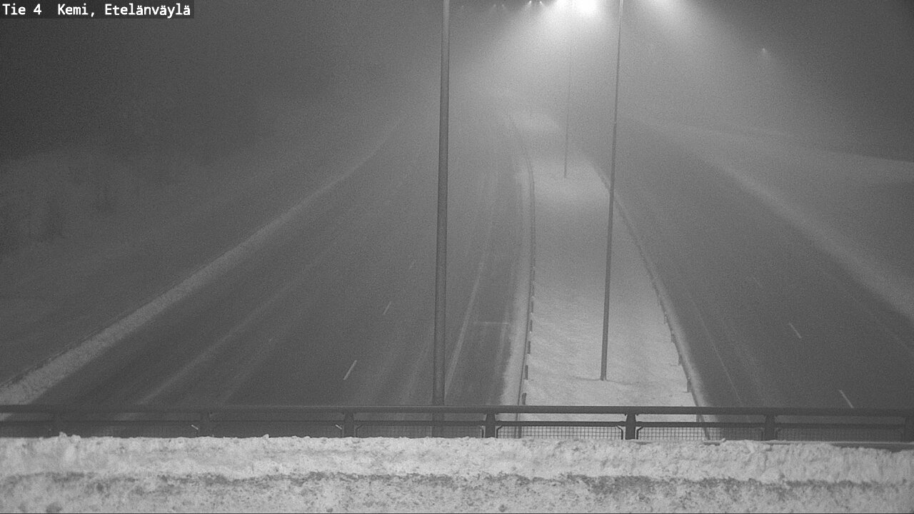 Weather Camera Image Road 4 Kemi, Etelänväylä, Kemi, Lappi