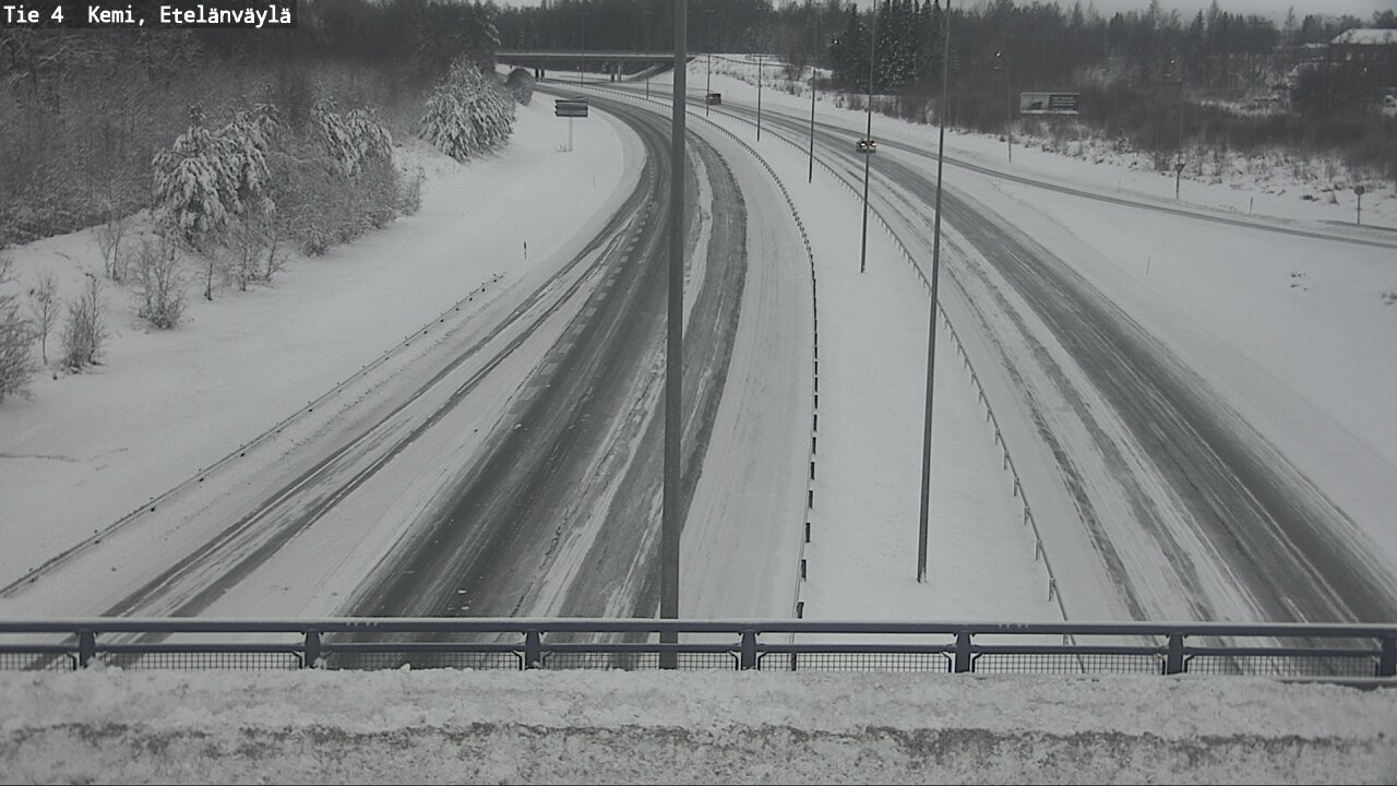 Kelikamerat Kuva Tie 4 Kemi, Etelänväylä, Kemi, Lappi