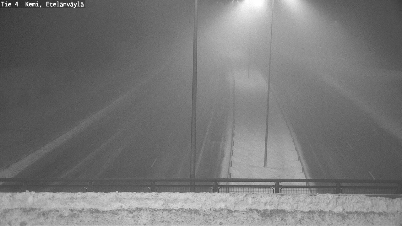 Weather Camera Image Road 4 Kemi, Etelänväylä, Kemi, Lappi