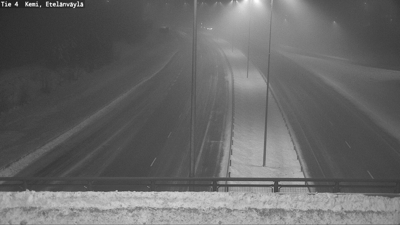 Weather Camera Image Road 4 Kemi, Etelänväylä, Kemi, Lappi