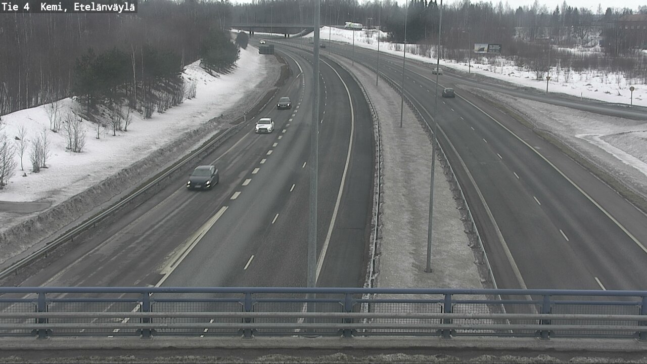 Weather Camera Image Road 4 Kemi, Etelänväylä, Kemi, Lappi