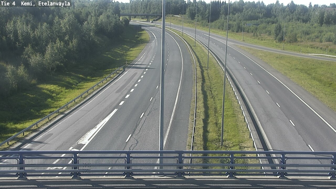 Weather Camera Image Road 4 Kemi, Etelänväylä, Kemi, Lappi
