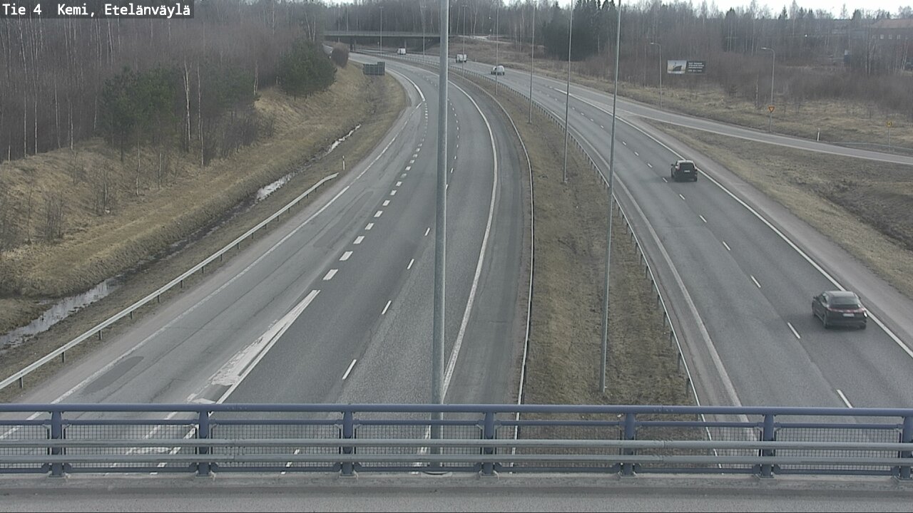 Weather Camera Image Väg 4 Kemi, Etelänväylä, Kemi, Lappi