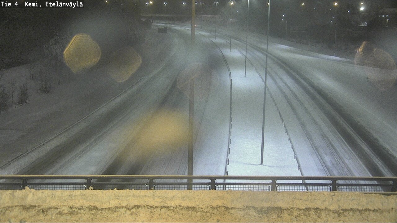 Weather Camera Image Road 4 Kemi, Etelänväylä, Kemi, Lappi