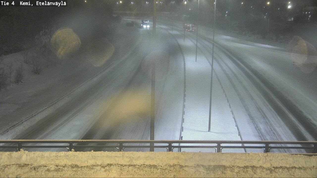 Weather Camera Image Road 4 Kemi, Etelänväylä, Kemi, Lappi