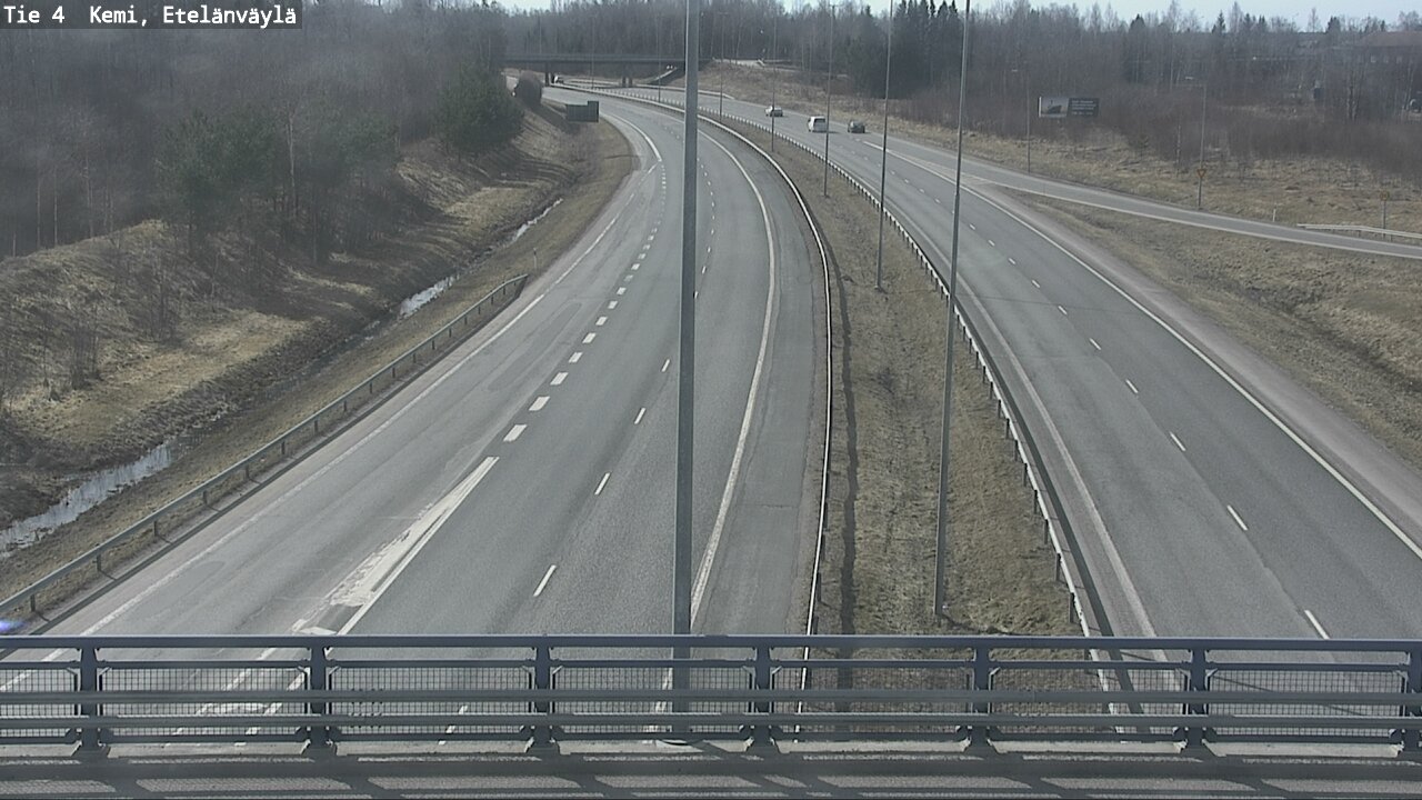 Weather Camera Image Väg 4 Kemi, Etelänväylä, Kemi, Lappi