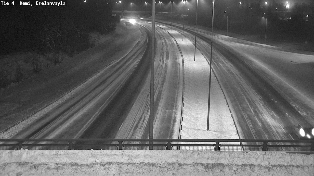 Weather Camera Image Road 4 Kemi, Etelänväylä, Kemi, Lappi