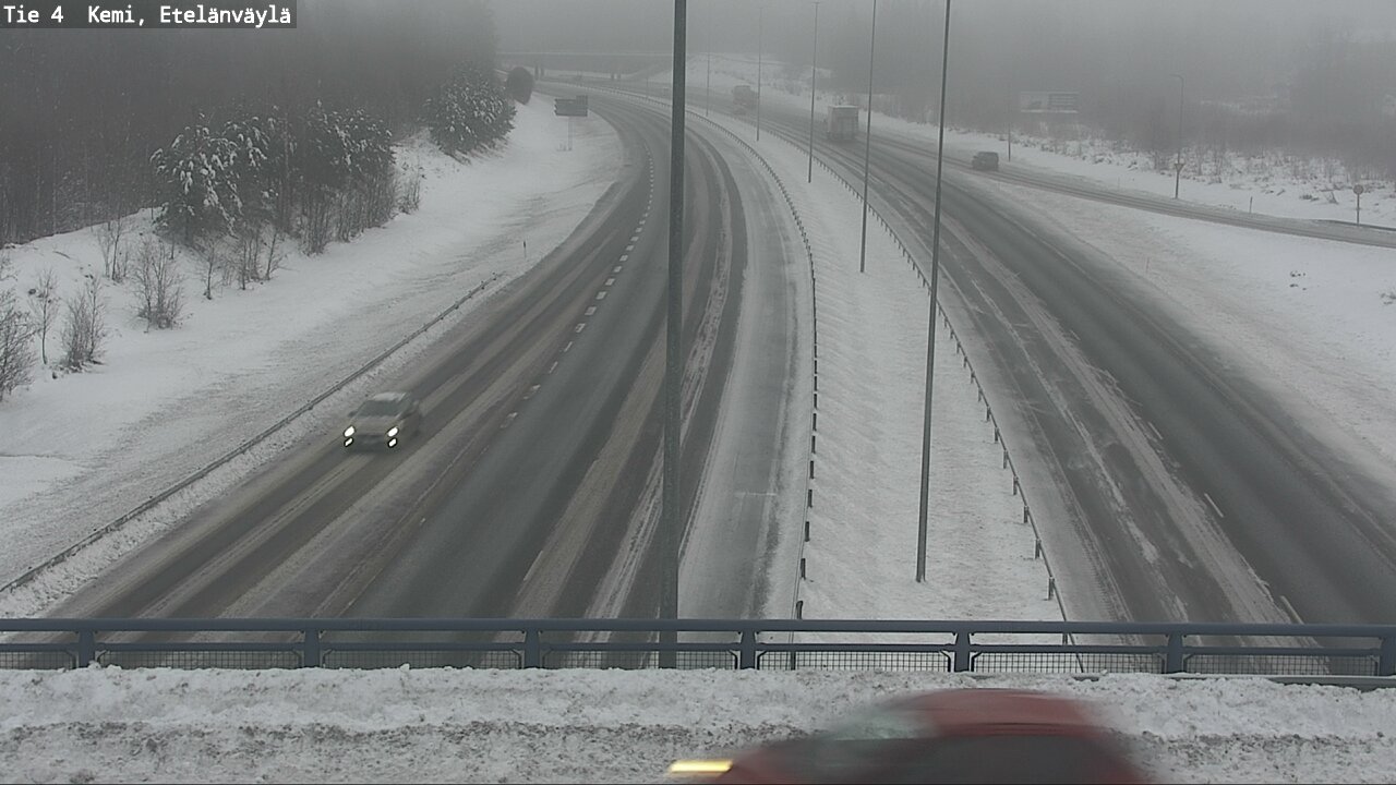 Weather Camera Image Väg 4 Kemi, Etelänväylä, Kemi, Lappi