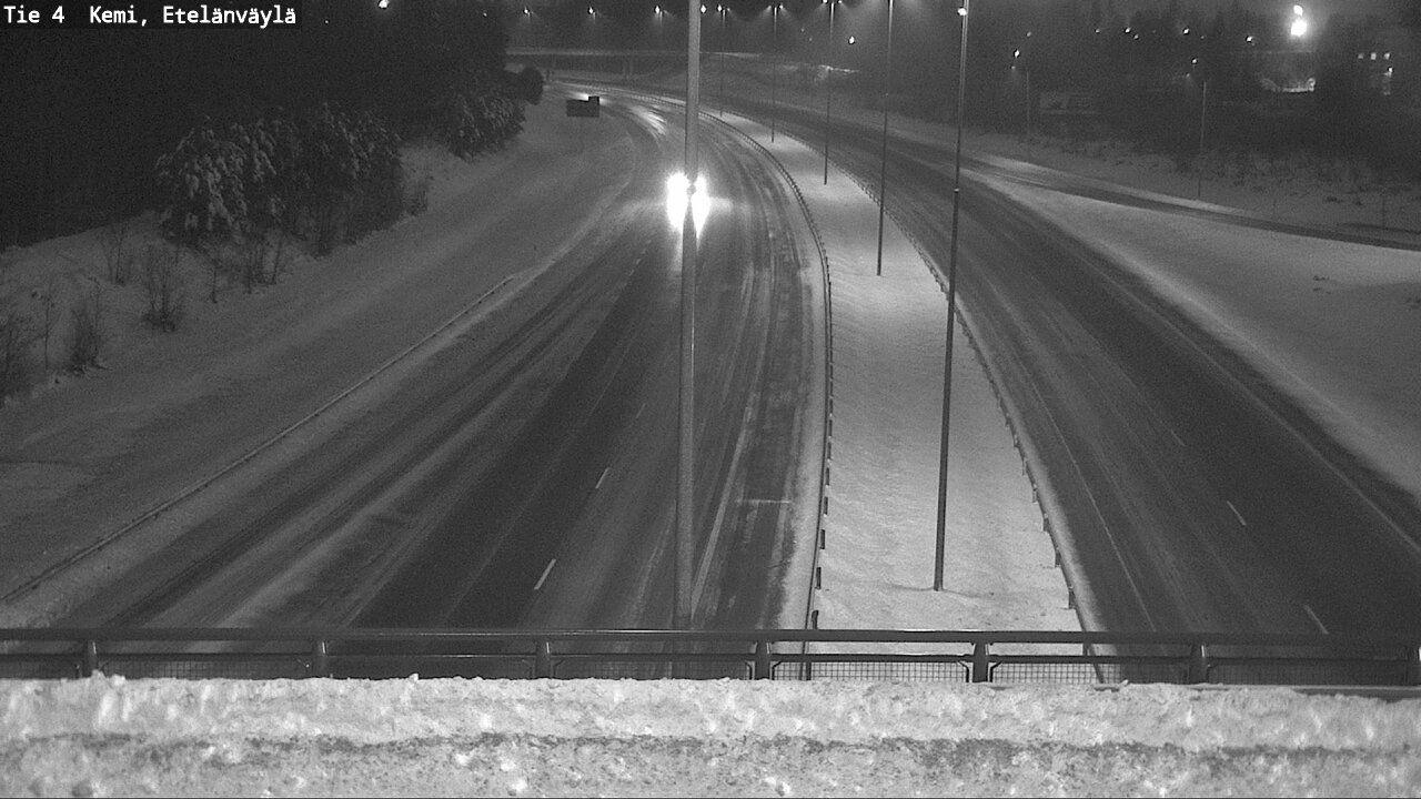 Weather Camera Image Road 4 Kemi, Etelänväylä, Kemi, Lappi