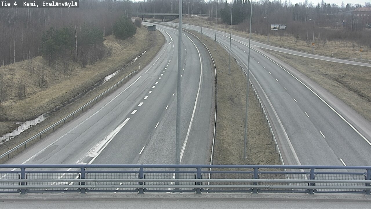 Kelikamerat Kuva Tie 4 Kemi, Etelänväylä, Kemi, Lappi
