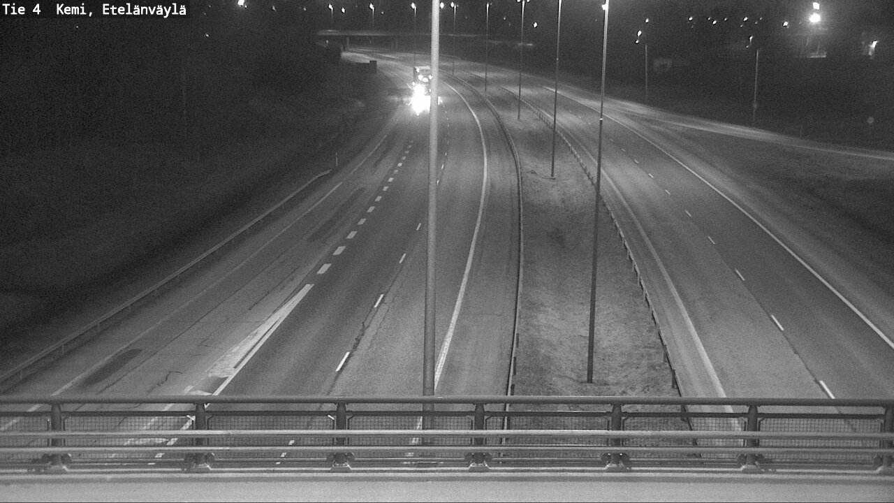 Weather Camera Image Väg 4 Kemi, Etelänväylä, Kemi, Lappi