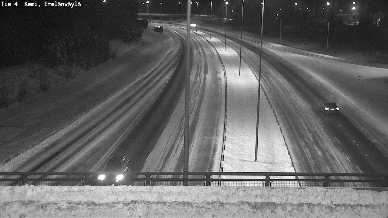 Weather Camera Image Väg 4 Kemi, Etelänväylä, Kemi, Lappi