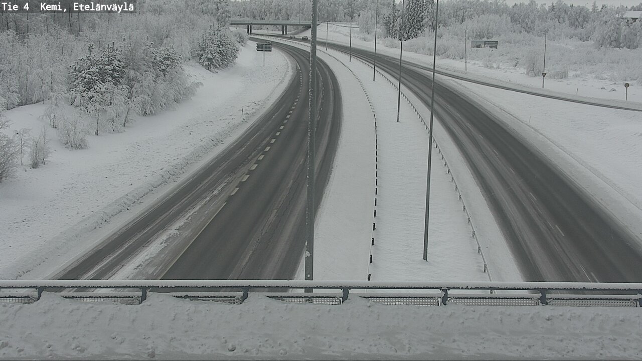 Weather Camera Image Road 4 Kemi, Etelänväylä, Kemi, Lappi