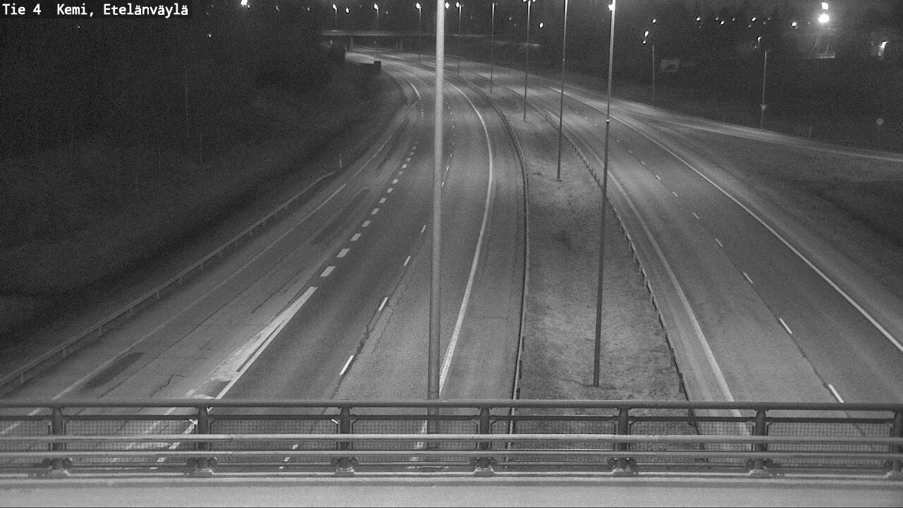 Weather Camera Image Väg 4 Kemi, Etelänväylä, Kemi, Lappi