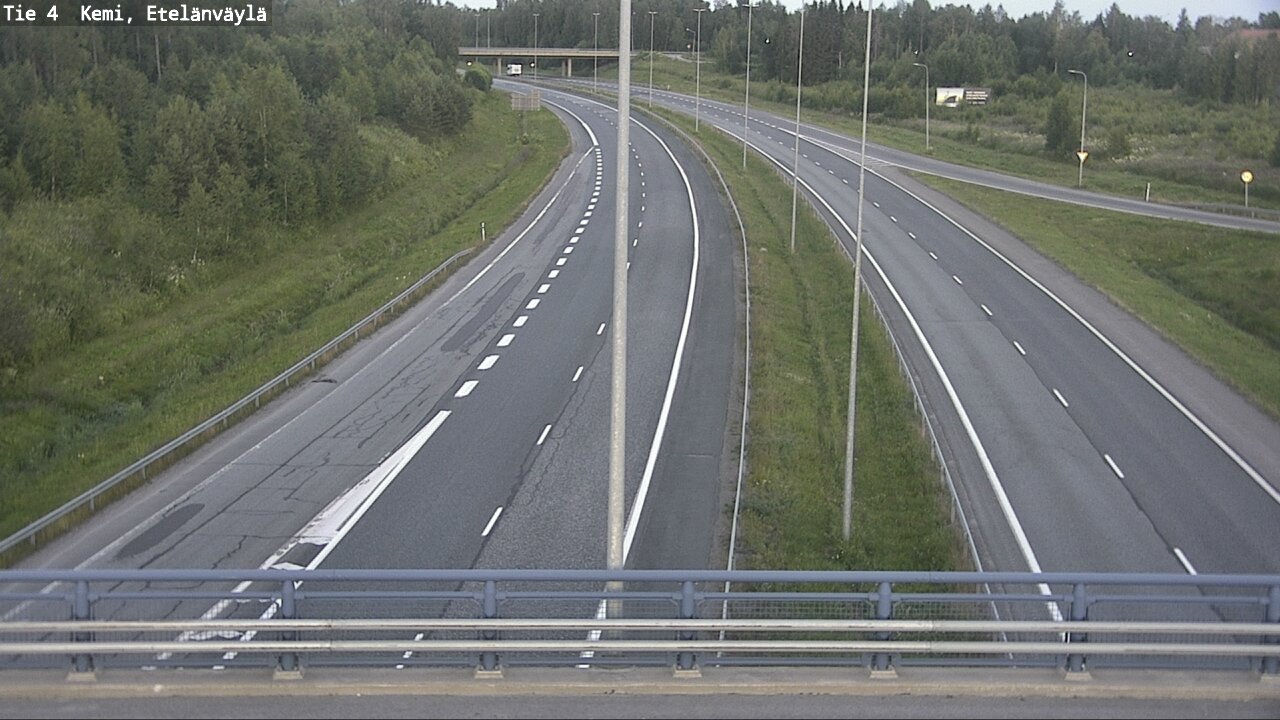 Weather Camera Image Road 4 Kemi, Etelänväylä, Kemi, Lappi
