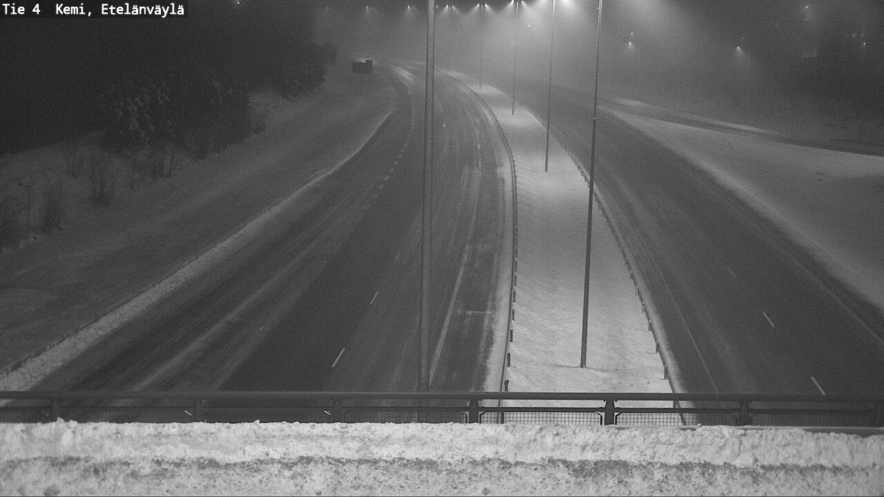 Weather Camera Image Road 4 Kemi, Etelänväylä, Kemi, Lappi