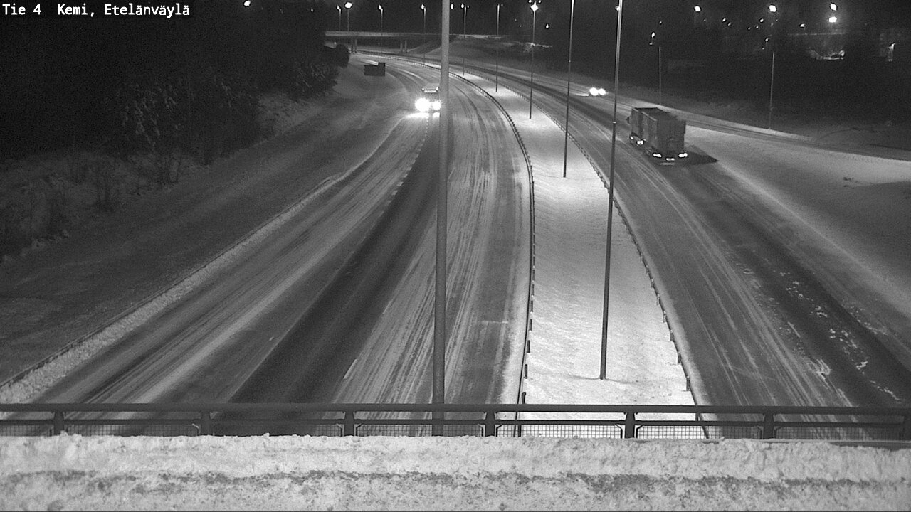 Weather Camera Image Road 4 Kemi, Etelänväylä, Kemi, Lappi