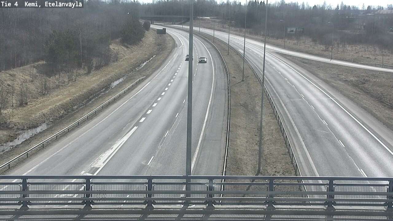 Weather Camera Image Väg 4 Kemi, Etelänväylä, Kemi, Lappi