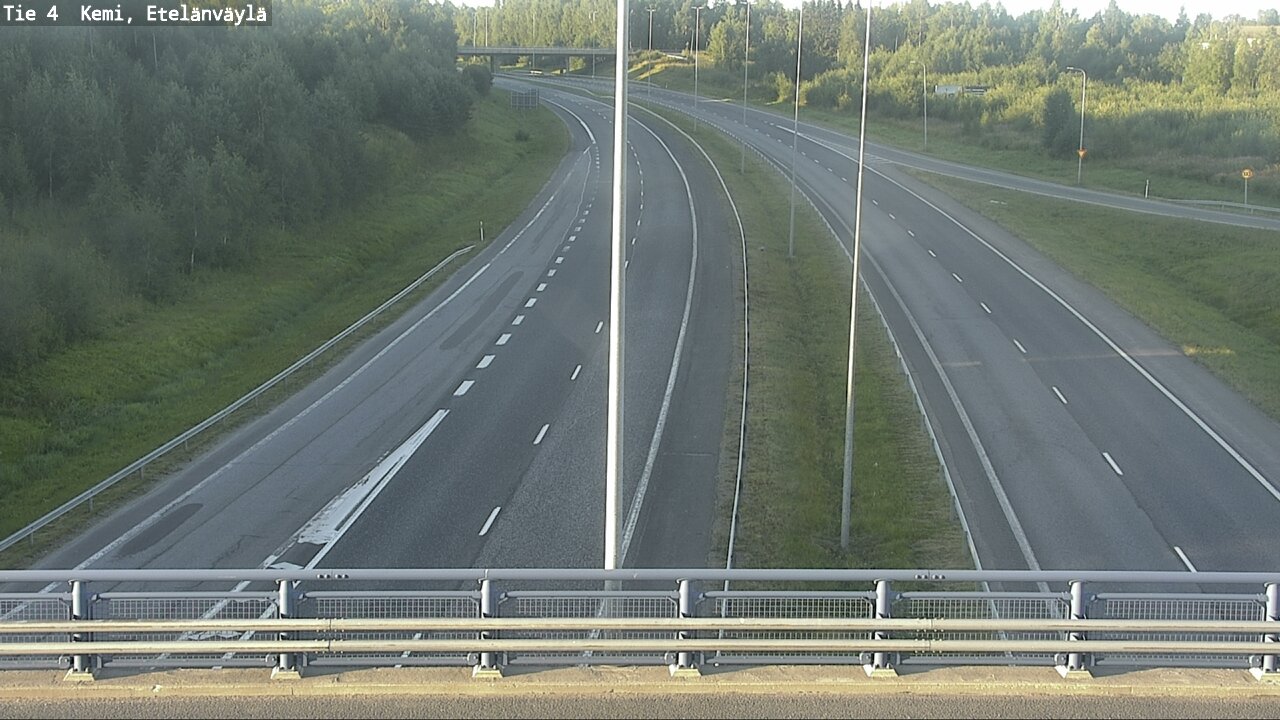 Weather Camera Image Road 4 Kemi, Etelänväylä, Kemi, Lappi