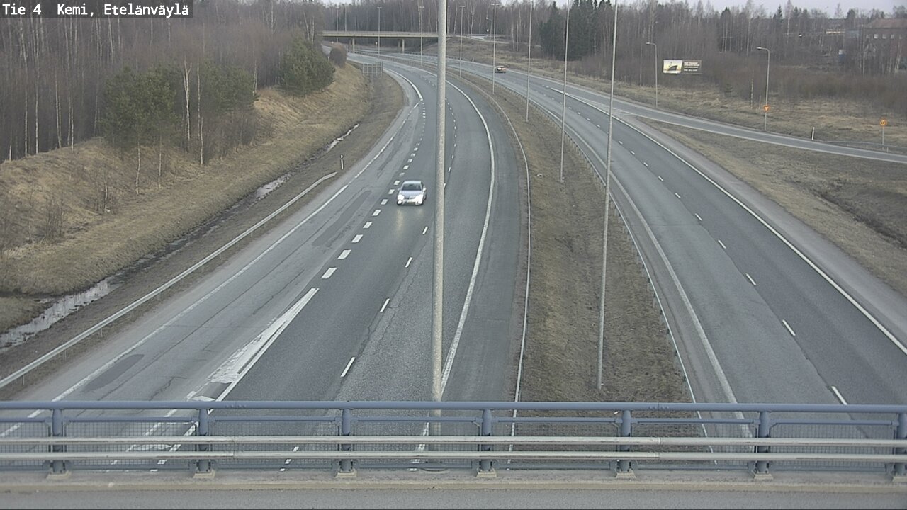 Weather Camera Image Väg 4 Kemi, Etelänväylä, Kemi, Lappi