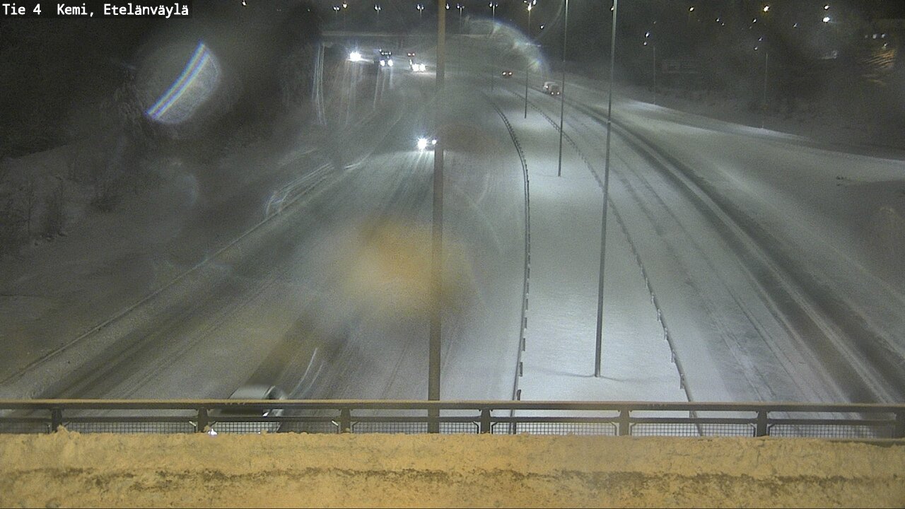 Weather Camera Image Road 4 Kemi, Etelänväylä, Kemi, Lappi