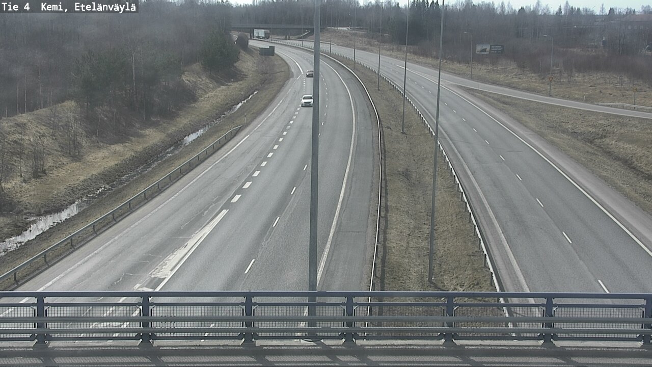 Weather Camera Image Väg 4 Kemi, Etelänväylä, Kemi, Lappi