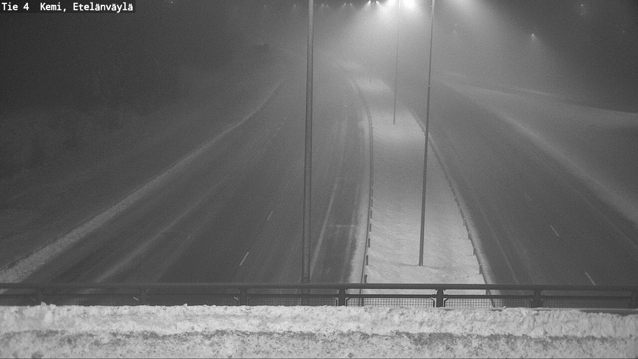 Weather Camera Image Road 4 Kemi, Etelänväylä, Kemi, Lappi