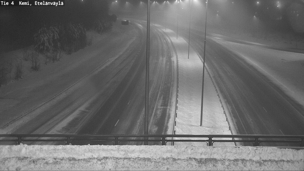 Weather Camera Image Road 4 Kemi, Etelänväylä, Kemi, Lappi