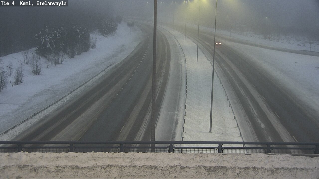 Weather Camera Image Väg 4 Kemi, Etelänväylä, Kemi, Lappi