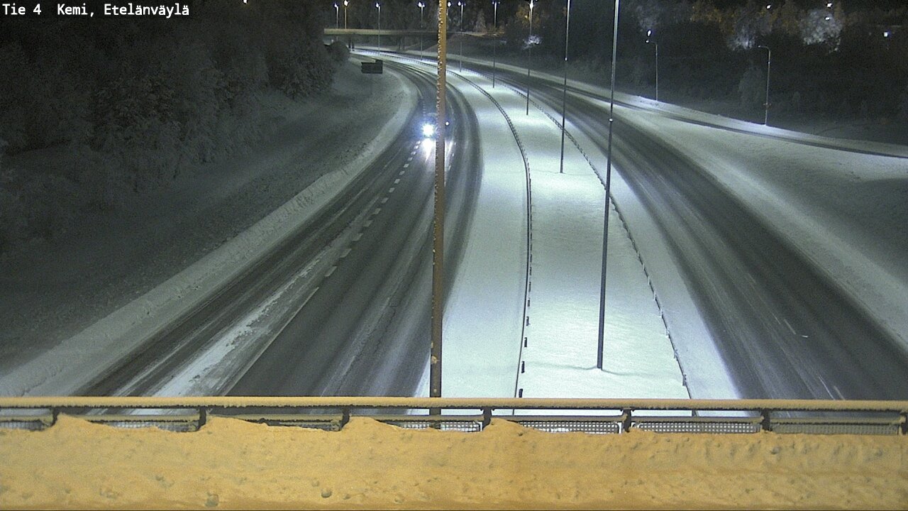 Kelikamerat Kuva Tie 4 Kemi, Etelänväylä, Kemi, Lappi
