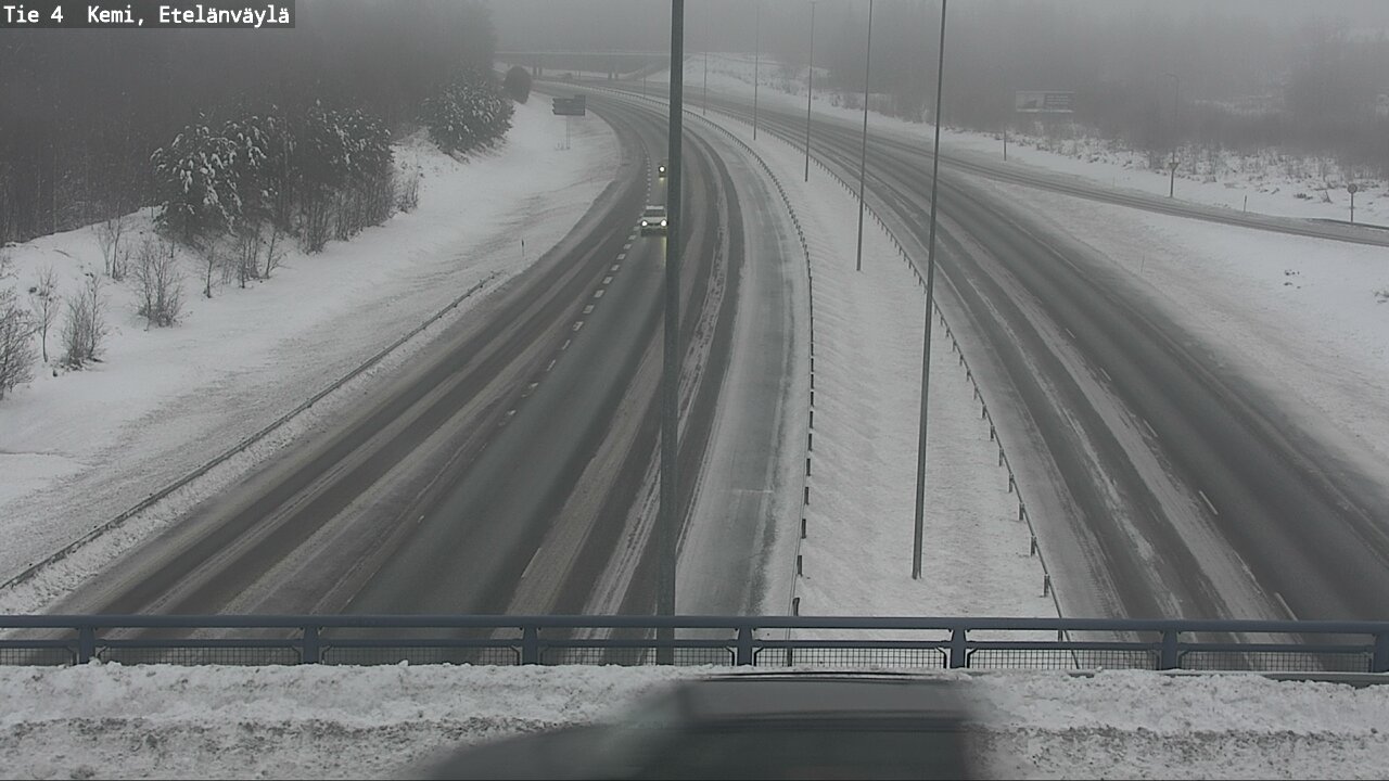 Weather Camera Image Väg 4 Kemi, Etelänväylä, Kemi, Lappi